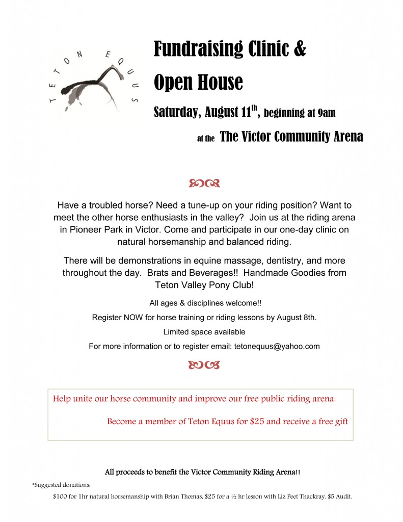 Fundraiser flyer